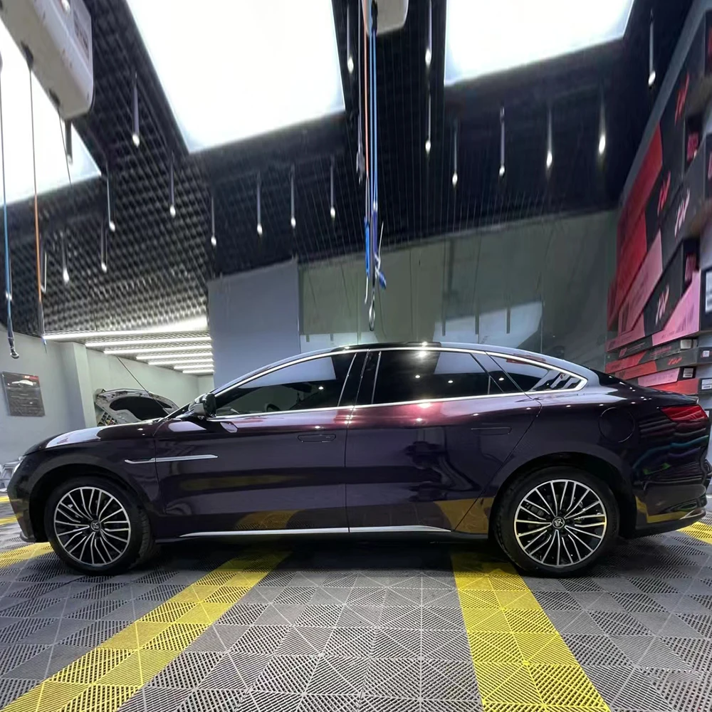 

Глянцевые виниловые наклейки Ghost Midnight Red для автомобиля, обертка на крышу из углеродного волокна, высококачественные наклейки для индивидуального изготовления автомобиля