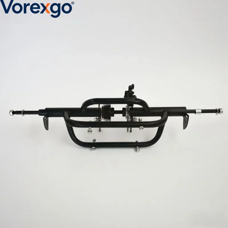 Senior Pedal Tricycle Rear Axle With Rear Storage Basket Replacement Spare Parts Stable Load Bearing Accessory