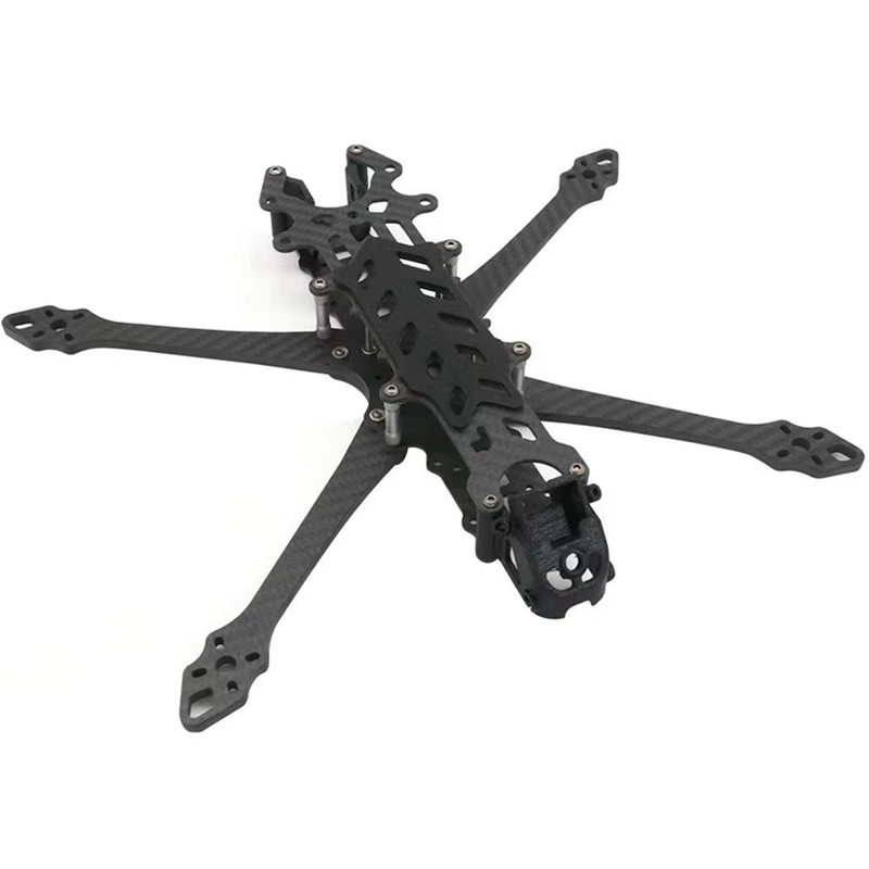 Cadre de Quadricoptère en Fibre de Carbone pour Drone de Course FPV, Kit de Cadre FreKouframe, Épaisseur du Bras de 353mm, 5mm, 8 Pouces