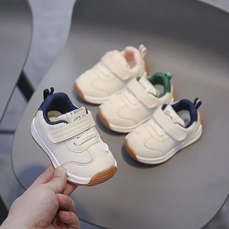 Baby Boys Girls Casual Shoes Infant Toddler Shoes Spring Autumn Children Sneakers Breathable Mesh Non-slip Soft-soled Kids Shoes