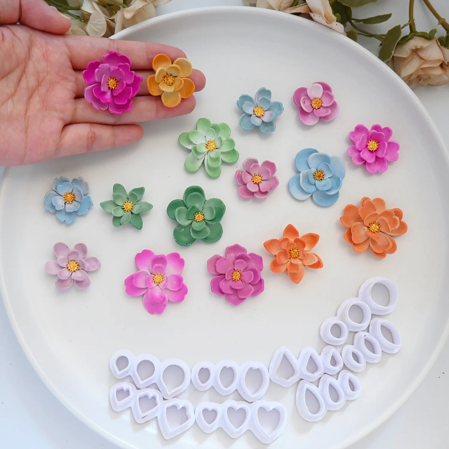 Petal Flower Polyme…