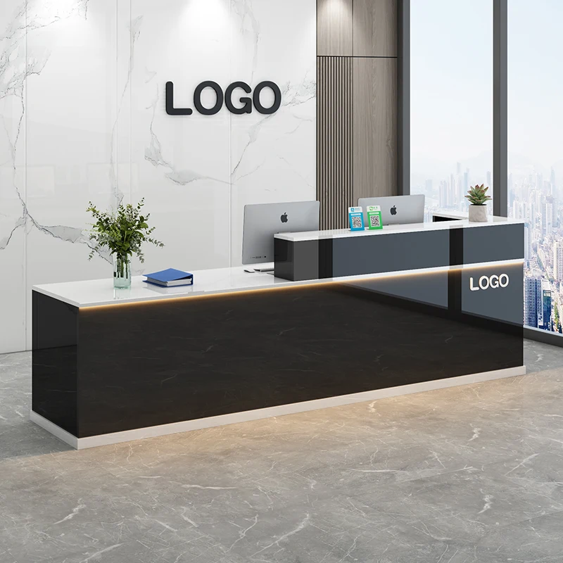 Conference Luxury Reception Desks Cash Information Standing Reception Desks Clinic Front Comptoire Magasin Luxury Furniture