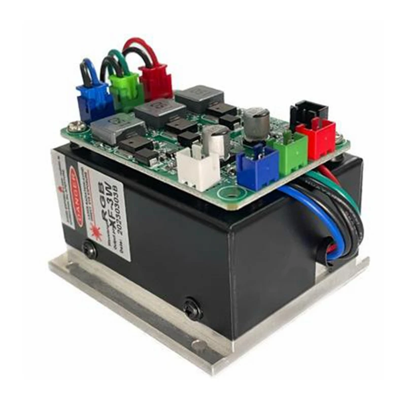 RGB 3 Вт/4 Вт/5 Вт полноцветный красный/зеленый/синий лазерный модуль комбинированный белый лазерный сценический светильник TTL/аналоговый