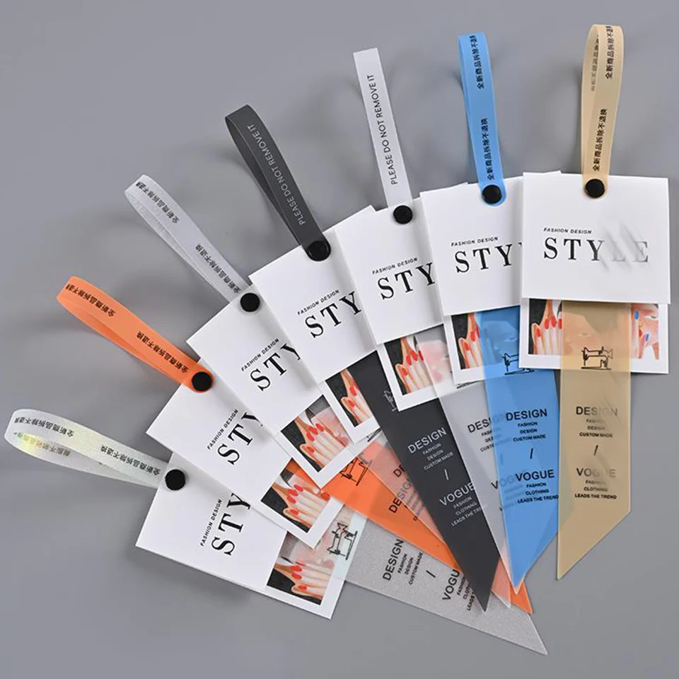 Factory wholesale Custom Luxury Clothing Hang Tag Die Cut Garment Swing Tags Clothes Custom Brand Hang Tag for Clothes Labels
