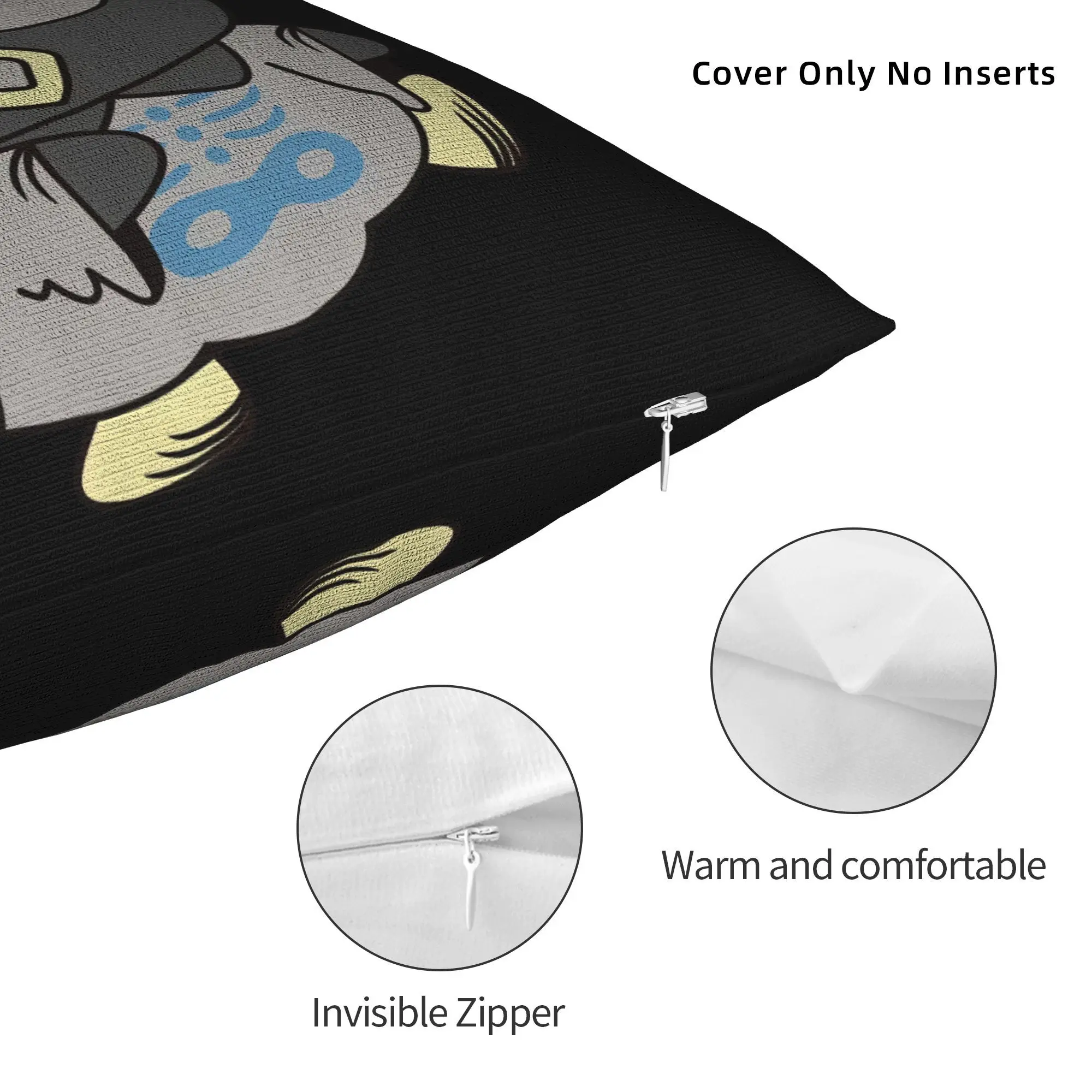 Halloween Wizard Badtz-Maru Penguin Pillowcase Printing Polyester Cushion Cover Decoration  Pillow Case Cover Living Room