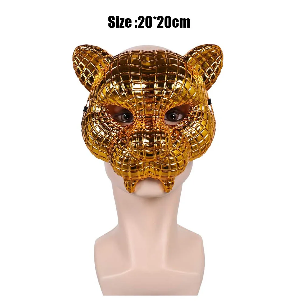 タイガーコスプレマスクフクロウフェイスマスクライオン仮装ヘッドギアロールプレイ成人男性女性ハロウィンカーニバルコスチュームアクセサリー