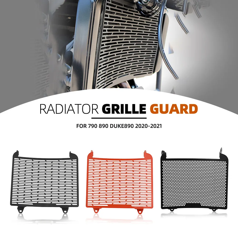 

FOR 790 890 DUKE890 2020-2021 Radiator Grille Guard Covers Oil Cooler Radiator Shield Protector FOR DUKE 790 2018 2019 2020
