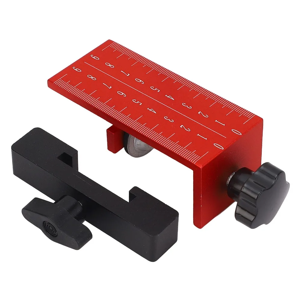 Aluminum Alloy Cabinet Door Installation Positioner Height Adjustable Clear Scale Markings Cabinet Door Fitting Tool Heavy Duty
