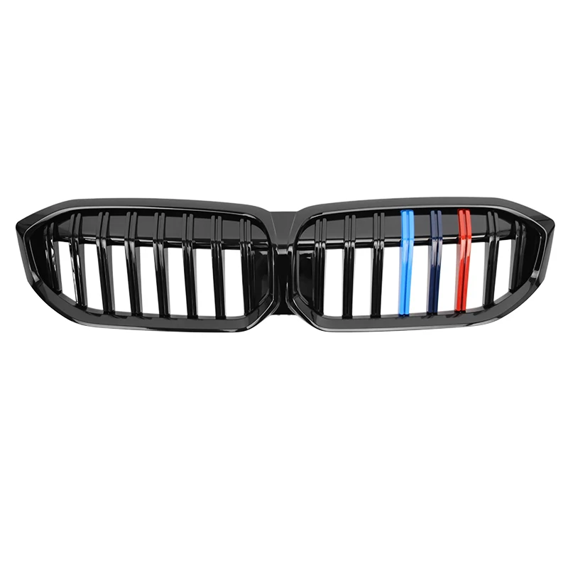 

High Quality ABS Single Slats Gloss Black m Color Front Grille for BMW 3 Series 2023- Auto Front Grille for bmw G20 Lci G28 Lci