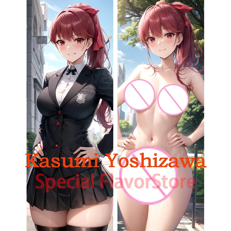 

Dakimakura anime дакимакура Подушка Dakimakura Аниме Kasumi Yoshizawa Persona 5 с двусторонним принтом в натуральную величину, наволочка для взрослых