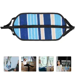Alfombrilla de viaje esencial para mujer, necesidad de avión, reposapiés, hamaca de tela Oxford, Oficina