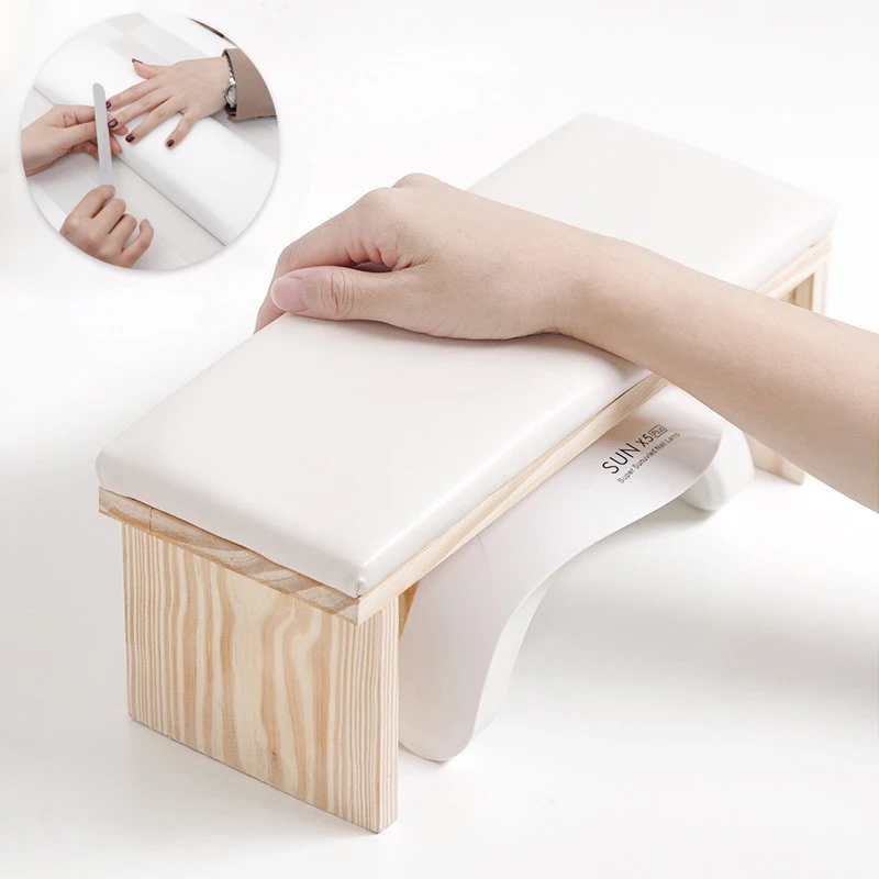 

Manicure Table Hand Rest Cushion For Arm Rest Stand For Manicure Salon Wood Nail Art Tool Hand Rest Pillow Holder