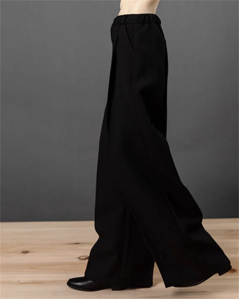 Nouveau pantalon de poupée BJD CD deuxième génération grand quart pantalon 68 73 75 77 oncle fort traînant le sol pantalon à jambes larges en Stock