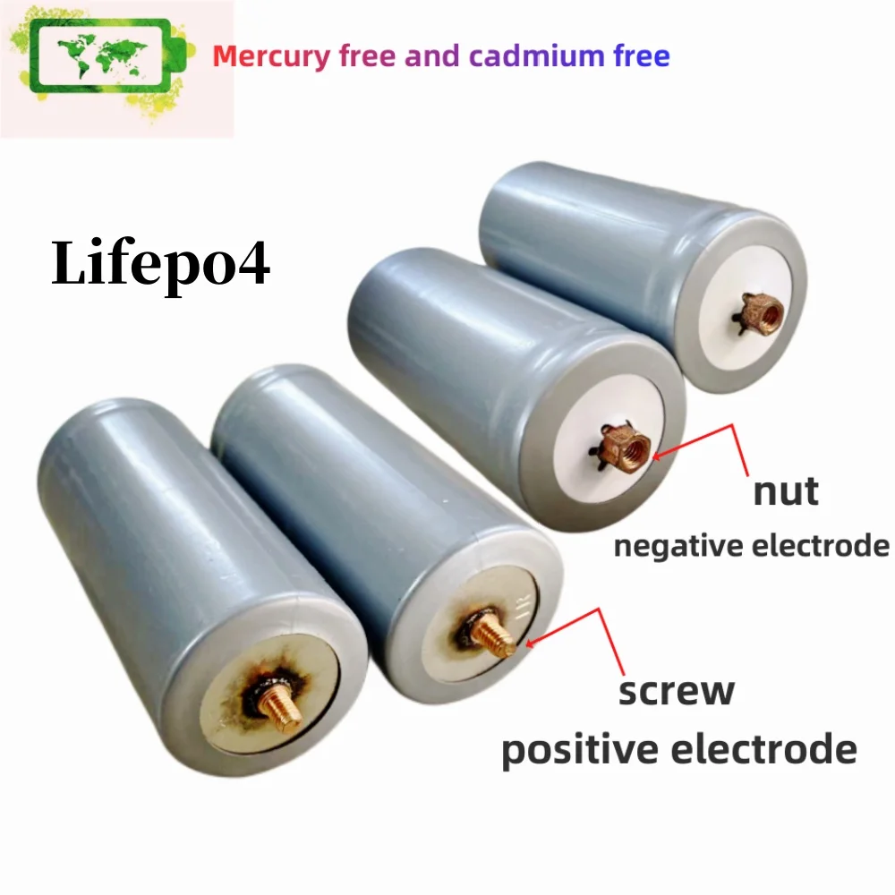 100% Original 32650 6000mAh 3.2V lifepo4 Rechargeable Battery Professional Lithium Iron Phosphate Power Battery with screw