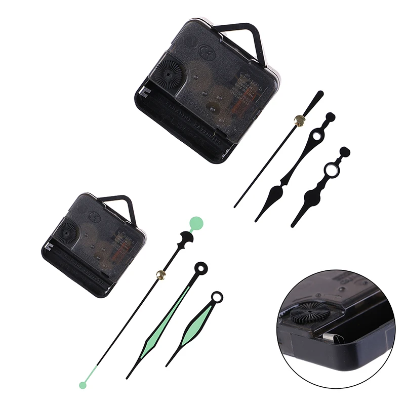 1 Set With Needles Clock Movement DIY Quartz Repair Movement Clock Mechanism Parts Quartz Watch Silent Wall Clock Decoration
