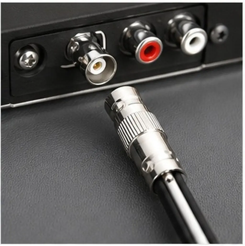 10Pcs Bnc Female Rca Female Coax Adapter Seamless Video Audio Transmission for Dvr to Monitor Cctv Surveillance Setup Cctv