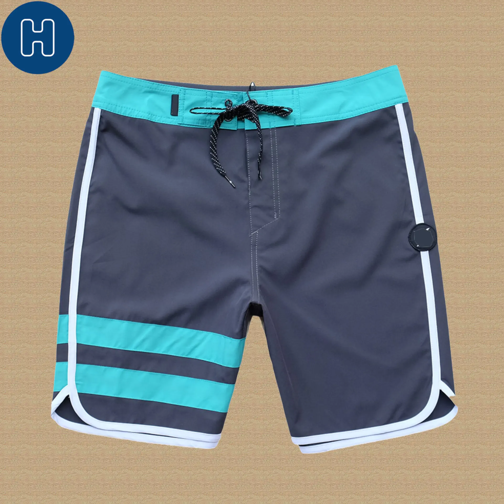 High Quality Male Boardshorts Surf Beach Shorts Summer Quick Dry Printing Casual Sweat Prints Swim Board Men Swimwear