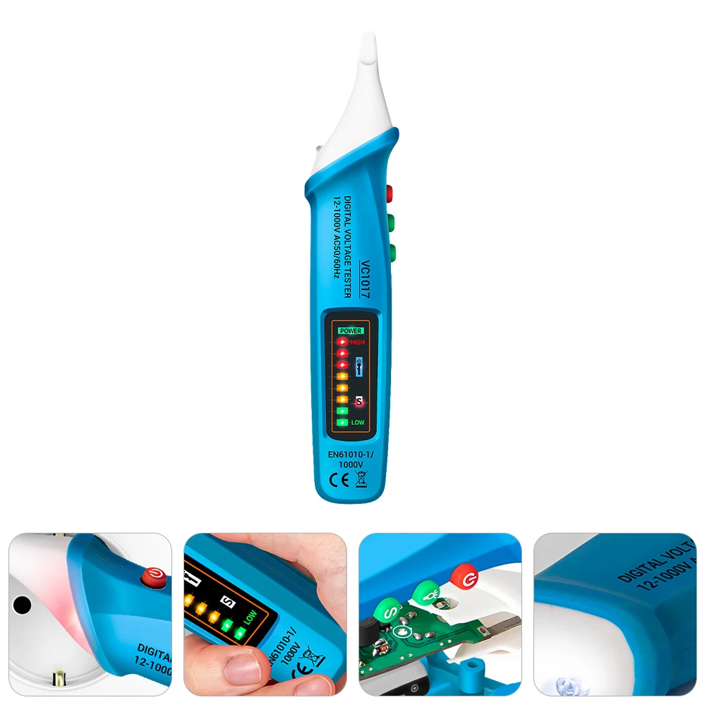 

High-Quality Voltage Tester Pen 12V-250V Non-Contact Electricity Flashlight Compact For Electricians Homeowners