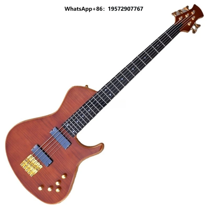 5 Strings Electric Bass Guitar Professional Bass Guitar Rosewood Fretboard Bass Active