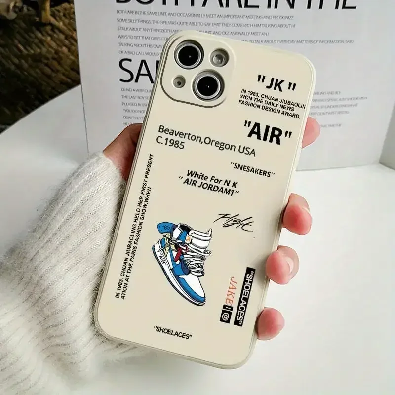 Etui na iPhone 15 14 13 12 11 XSM X XR 6 7 8 Plus Wodoodporne etui Soft Case Black White Air Case Full Protect Case iPhone 12 — zdjęcie 3