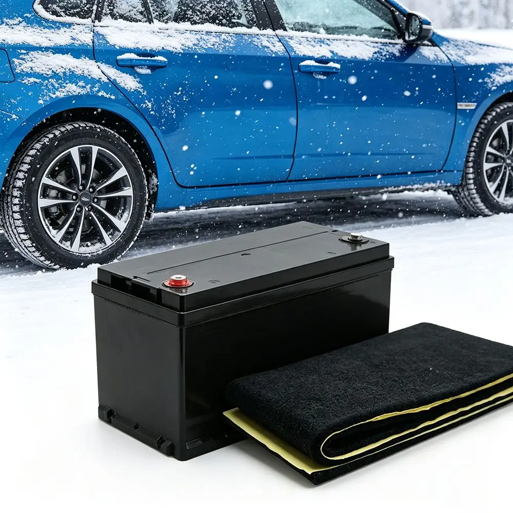 Thermal Car Battery Blanket Fire-resistant Anti-conductive Fireproof Battery Insulation Cover Quick Install Heat-resistant