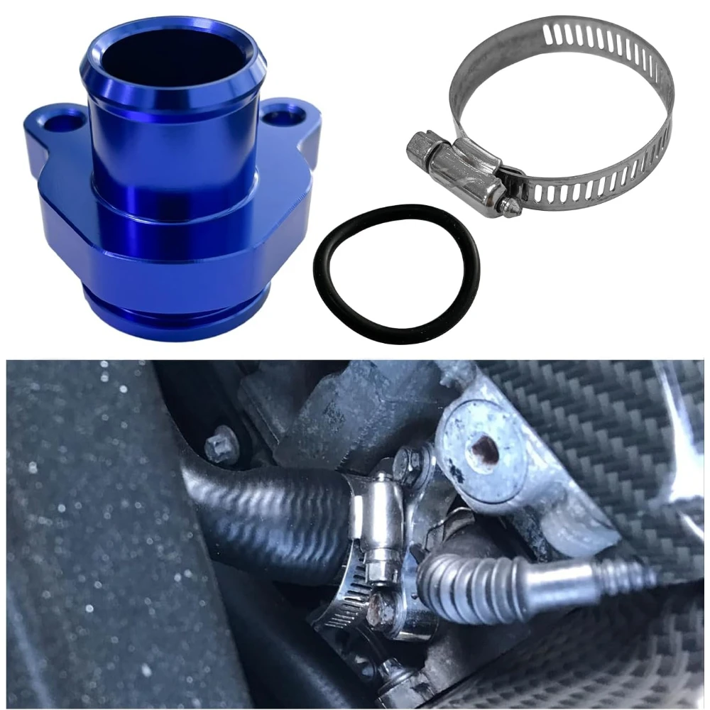

Aluminum Water Hose Fitting Kit Car Engine Coolant Hose Fitting with Clamp OEM 11537541992 11537544638, Hose Fitting Kit