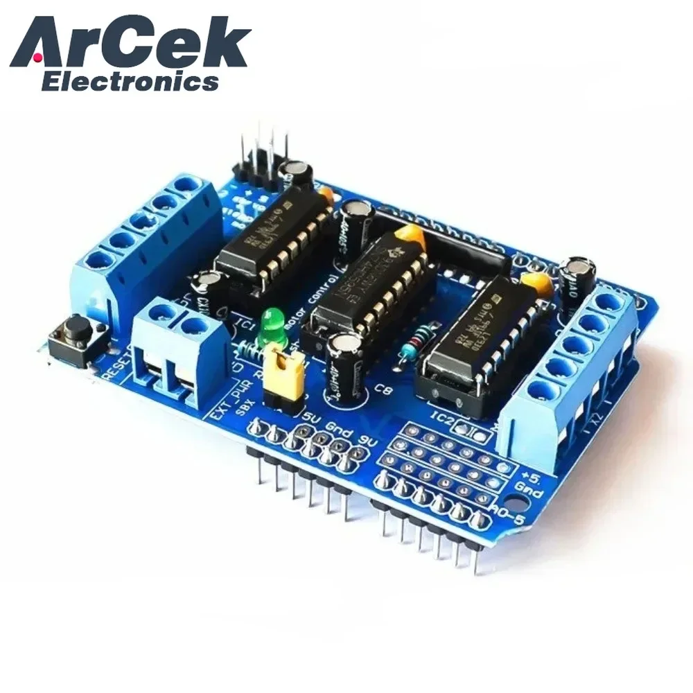 L293D L293 H-Bridge Motor Shield Stepper Driver Board Control Module Motor Drive Expansion Board for Arduino Mega2560