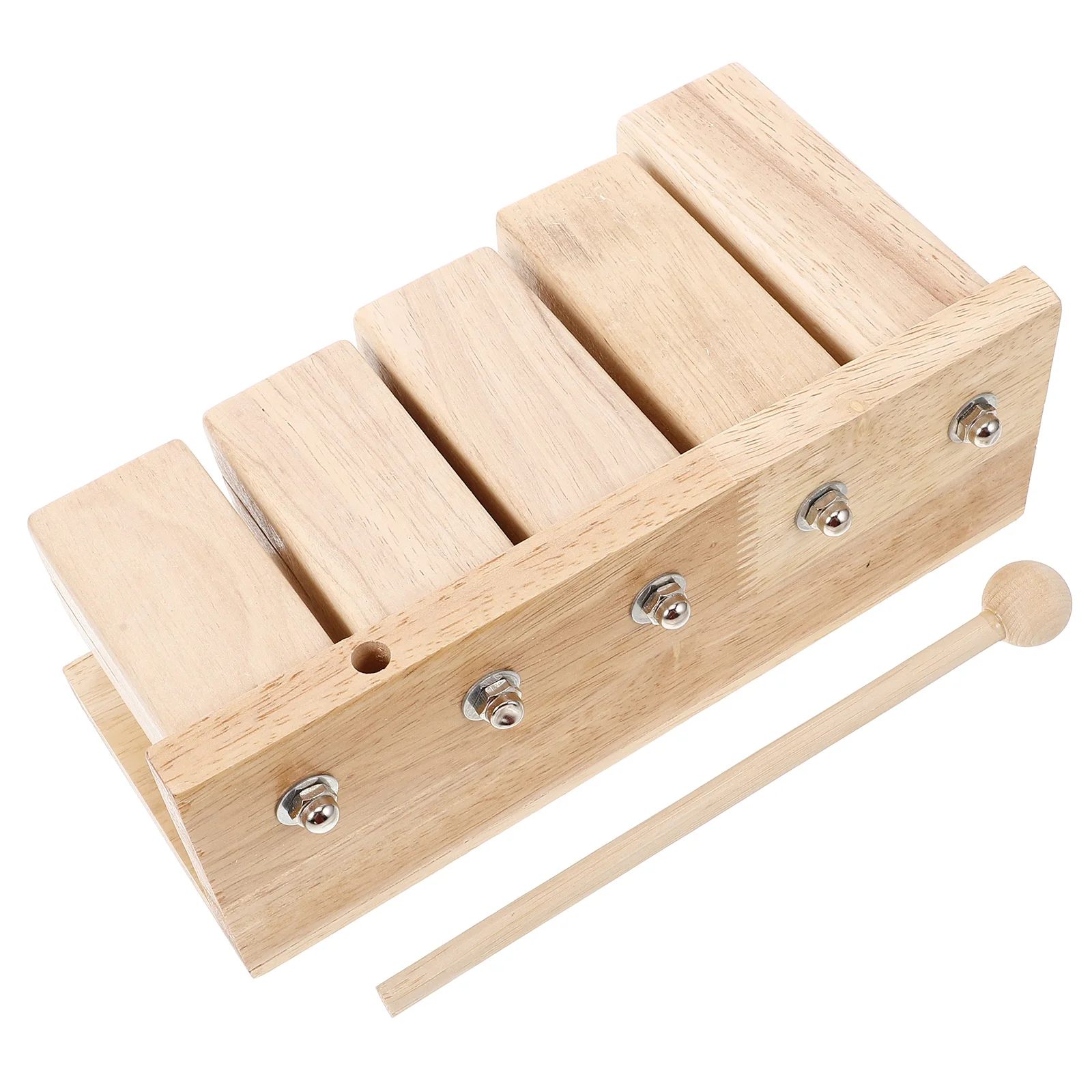 

Wooden Five-Tone Percussion Block Preschool Percussion Instrument Kids Music Development and Rhythm Training Wooden Music Toy