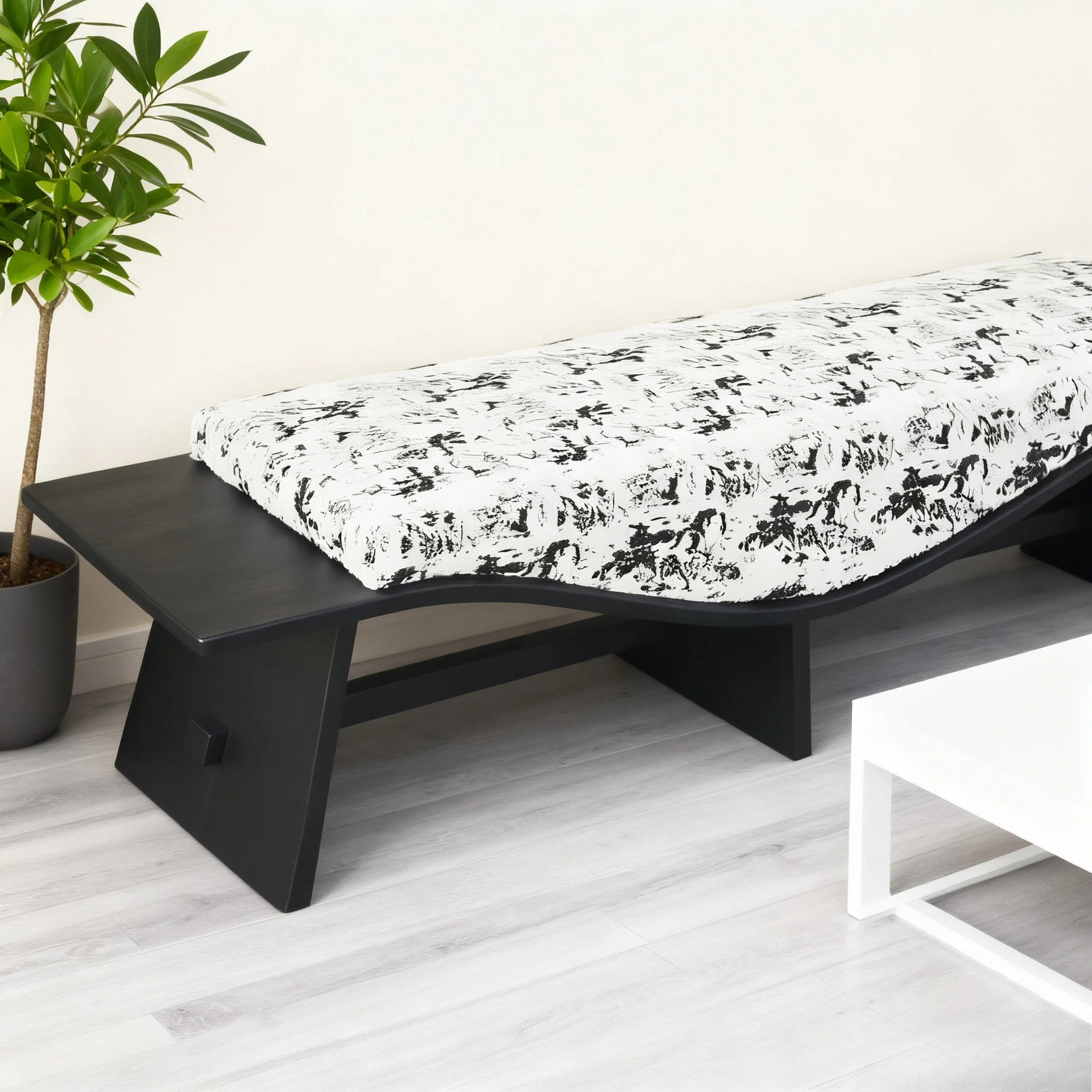 Wabi Sandy Wind Solid Wood Bench Household Living Room Sofa Bench Medieval Homestay Bedroom Bedside Bench