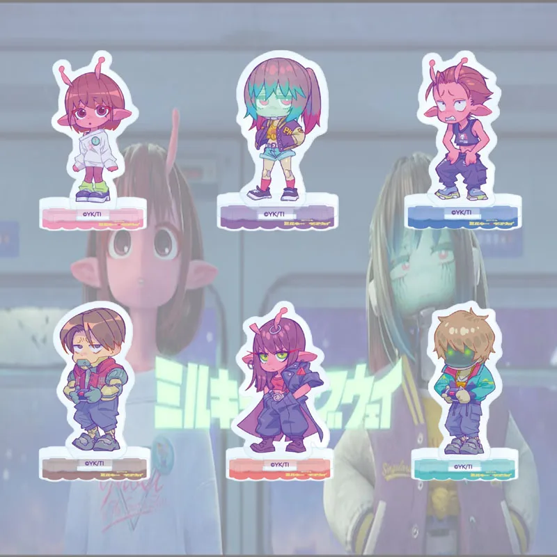 Milky Subway: The Galactic Limited Express Kawaii Anime Figure Acrylic Stand with Printed Base Cute Desk Decor Party Keychain
