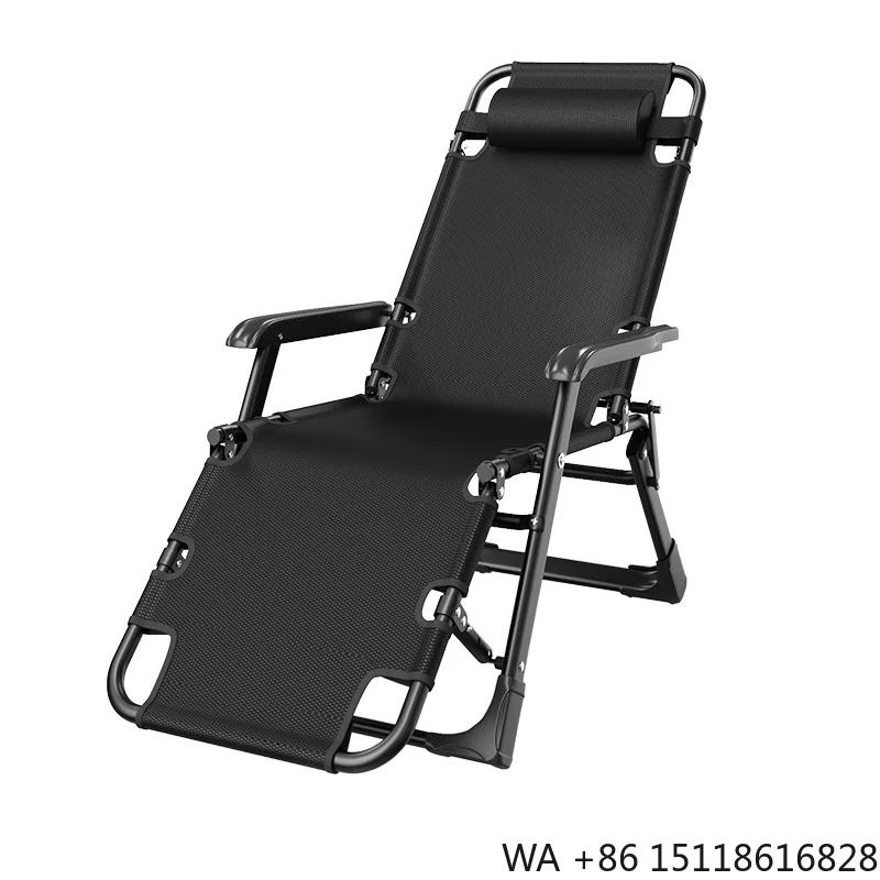 Iron Frame Collapsible Quick Dry Portable Reclining Beach Chair Oxford Fabric Contemporary Design for Camping Fishing Travelling