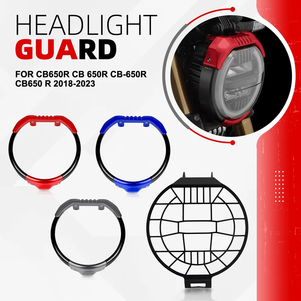

CB650R Headlight Guard For Honda CB650R CB 650R CB-650R CB650 R 2018-2023 Motorcycle Headlamp Grill Head Light Protections Cover