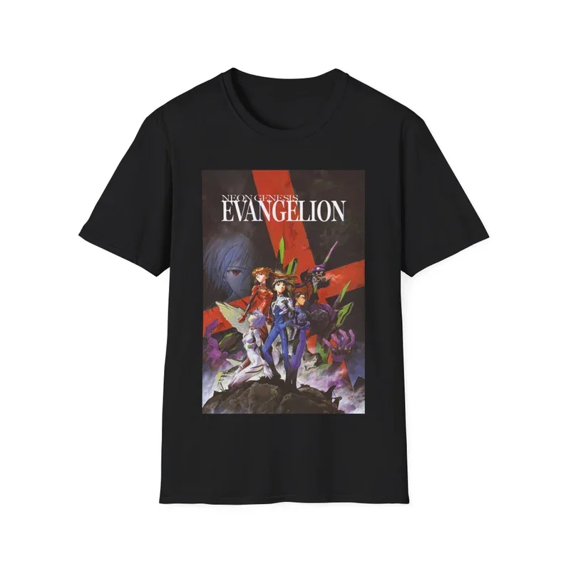 

2026 New Neon Genesis Evangelion Retro Aesthetic Anime Cotton T-shirt - Breathable, High-Quality - Coming Soon - Instagram