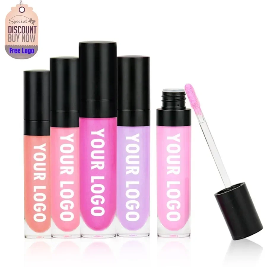 

Luxury Cruelty Free Lip Gloss Vegan Factory Waterproof Lip Glaze Lipgloss Custom Logo