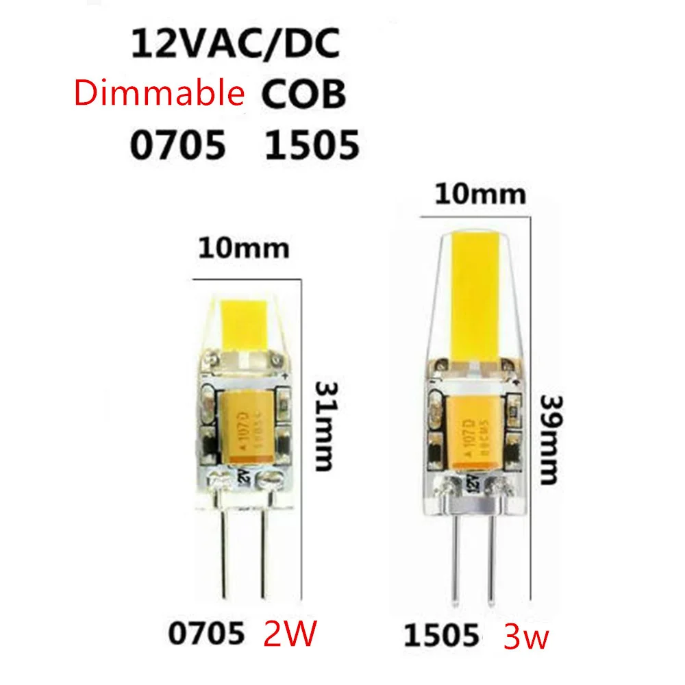 10Pcs Dimmable G4 C…