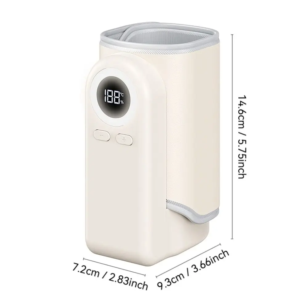 4-in-1 Bottle Warmer Constant Temperature Digital Display Bottle Insulation Cover Rapid Warming Wireless Milk Warmer Travel