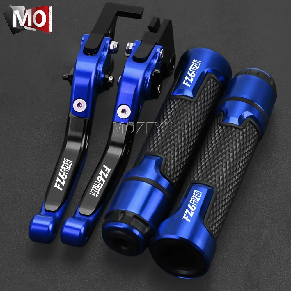 

Motorcycle Brake Clutch Levers Handlebar Hand Grips ends For YAMAHA FZ6 FAZER 2004 2005 2006 2007 2008 2009 2010 FZ6 FAZER FZ-6