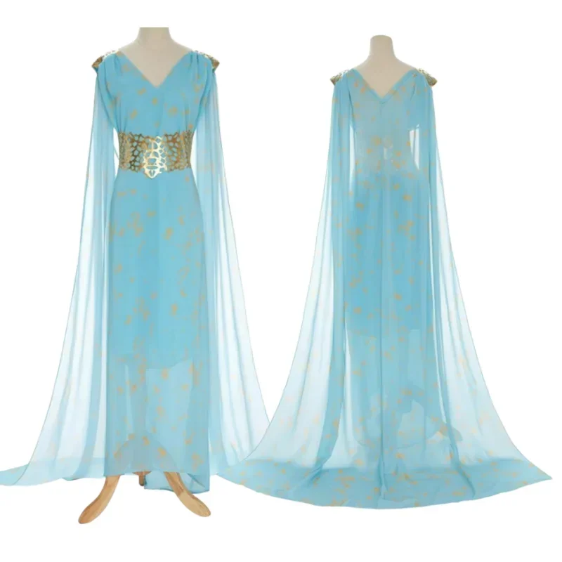 Costumi Cosplay Anime Dragon Mom Daenerys Dress Song of Ice and Fire Queen Dress UP Costumi di gioco di ruolo per feste di carnevale in maschera