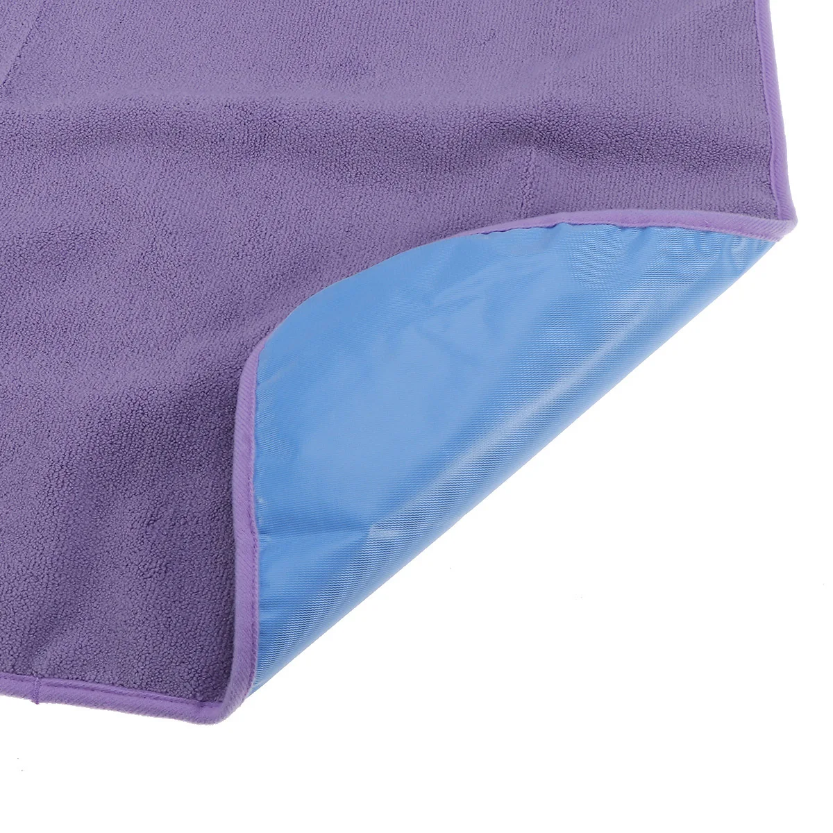 

Adult Meal Bib Large Waterproof Washable Protector Elderly People Feeding Cloth Tie-Back Apron Purple Clothing Protector