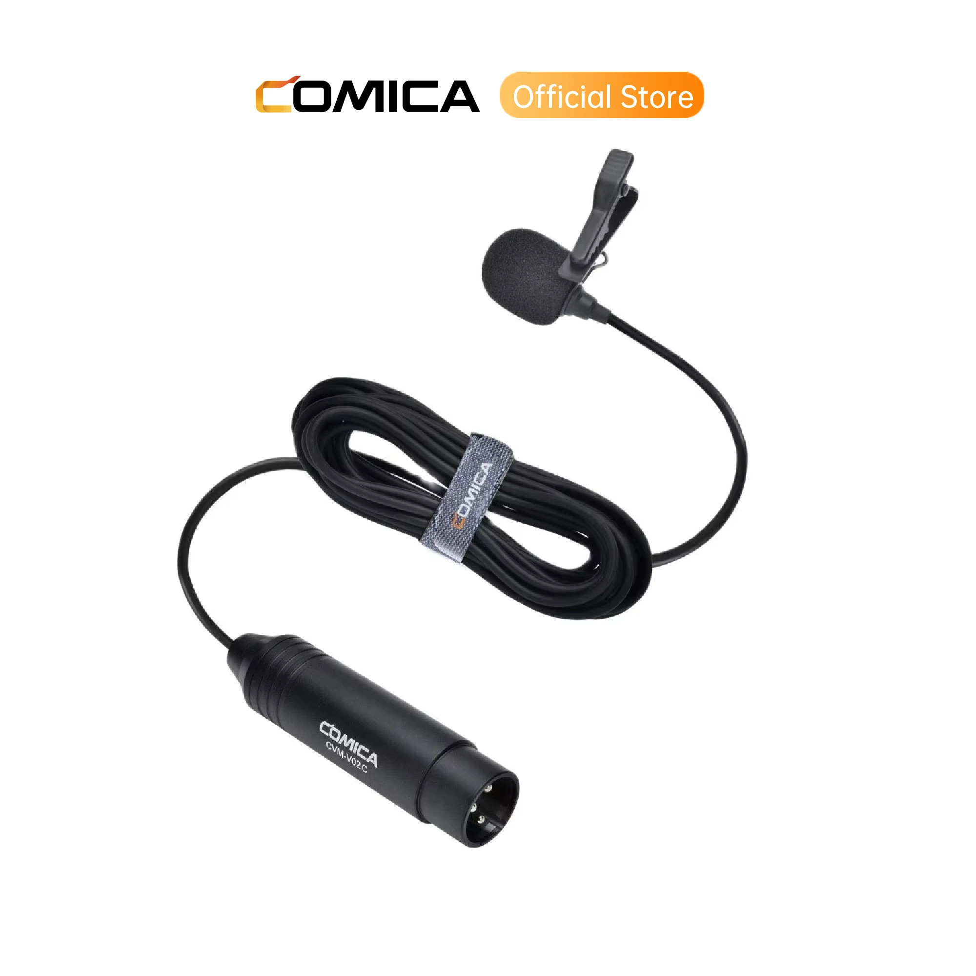 

COMICA CVM-V02C 1,8 метра петличный микрофон петличный микрофон XLR кардиоидный проводной микрофон для камеры Sony Nikon Canon Vlog Interview