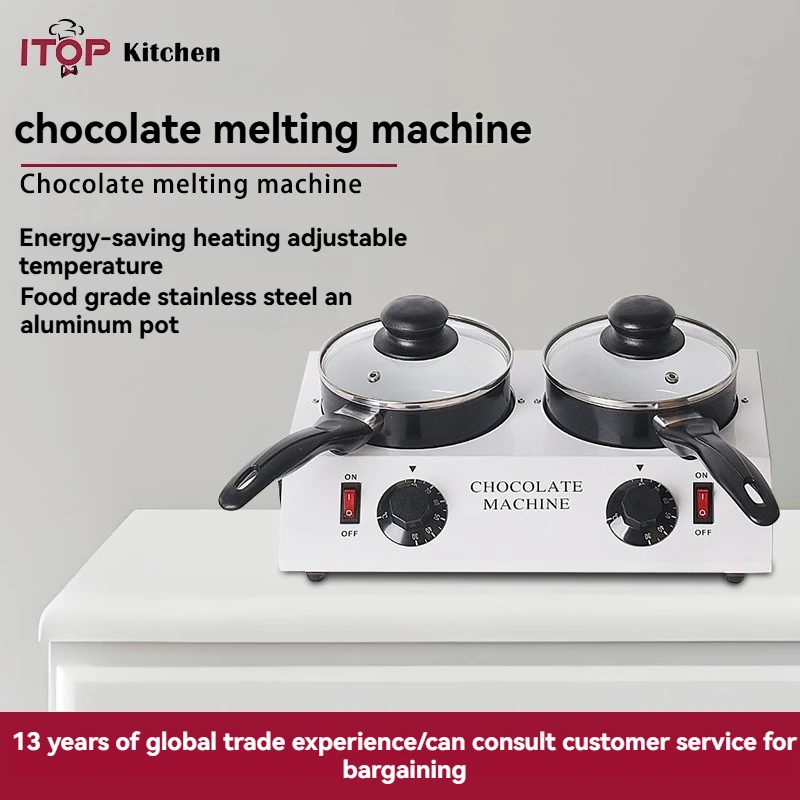 Household Dessert Making Double-Tank Chocolate Melting Machine Double-Ended Electric Heating Constant Temperature Jam Chocolate