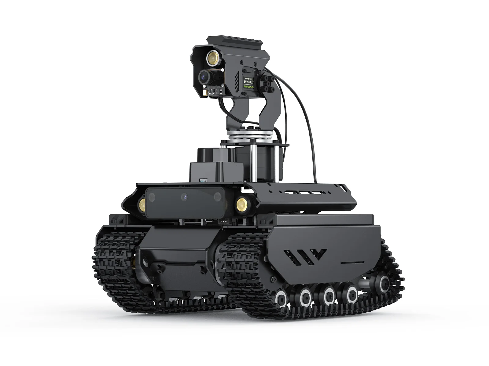 UGV Beast ROS 2 Open-source Off-Road Tracked AI Robot, Dual controllers, Computer Vision,WIth Raspberry Pi 4B/5 For Choose