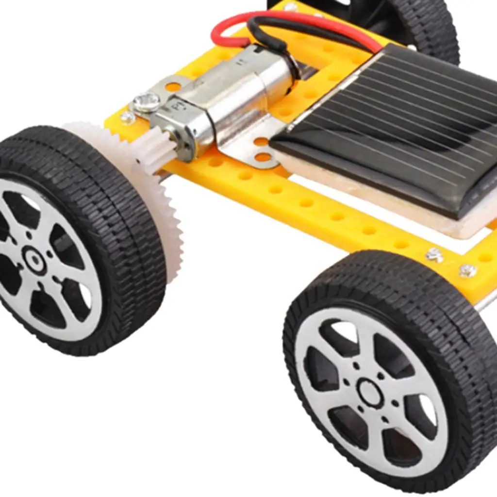 STEM Learning Toy DIY Solar Powered Assembly Car Model Science Kit for Kids Intelligence Development