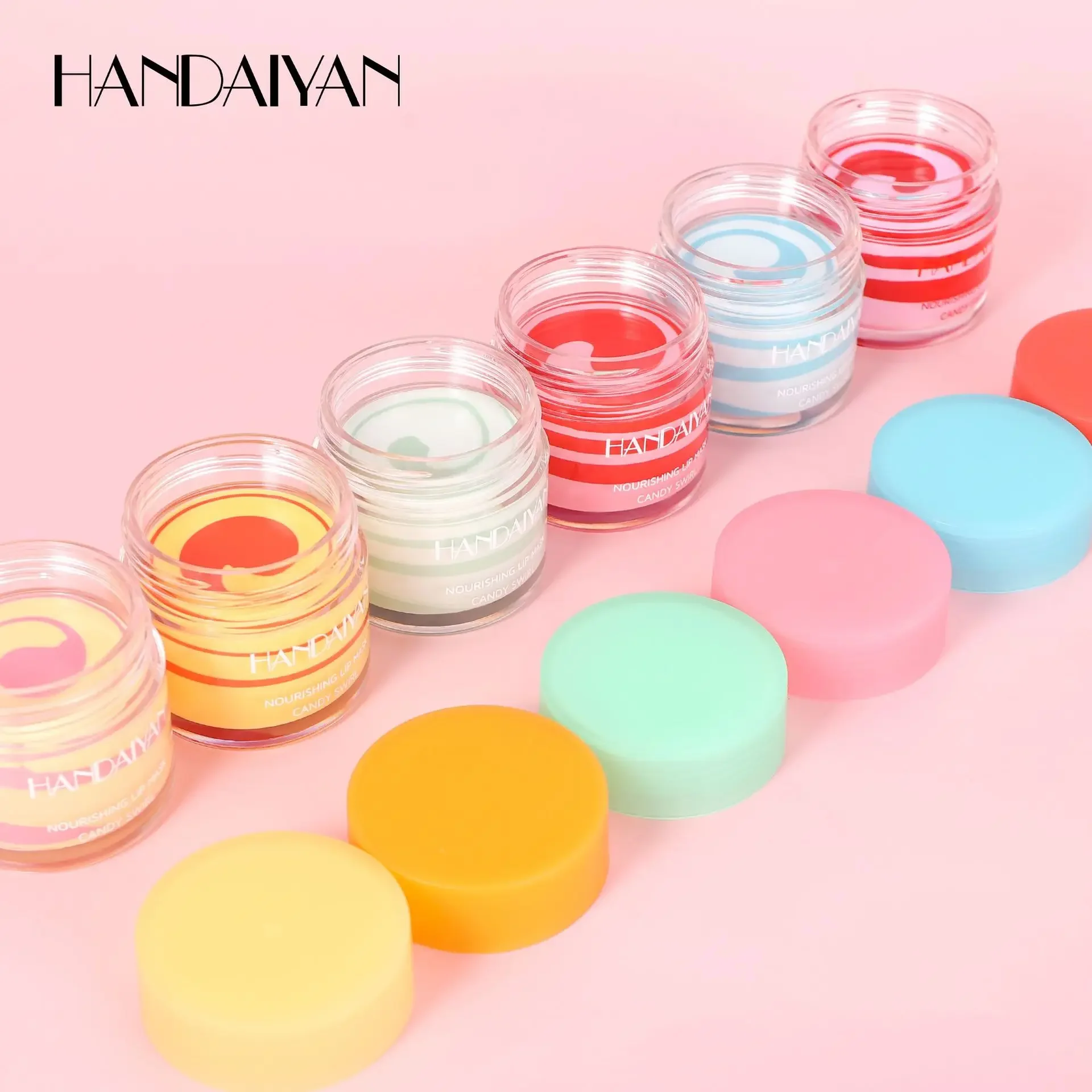 

HANDAIYAN Moisture Hydrates Lip Mask Repair Lip Nourishes Smooth Non-Sticky Brighten Lip Color Nude Lip Primer Lip Balm