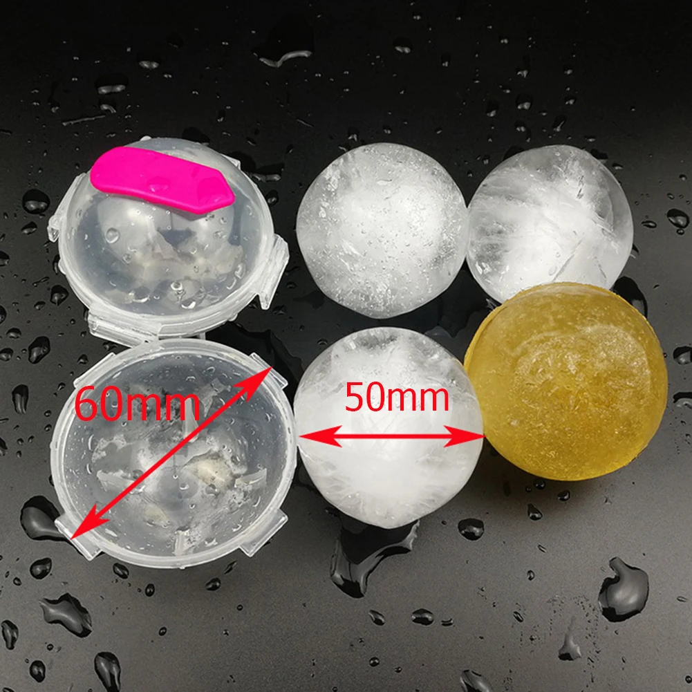 Wine Cocktail Pubs Ice Cube Maker Kitchen Bar Supplies Portable Round Ice Cube DIY Ice Ball Cocktail Mold Shape DIY Bar