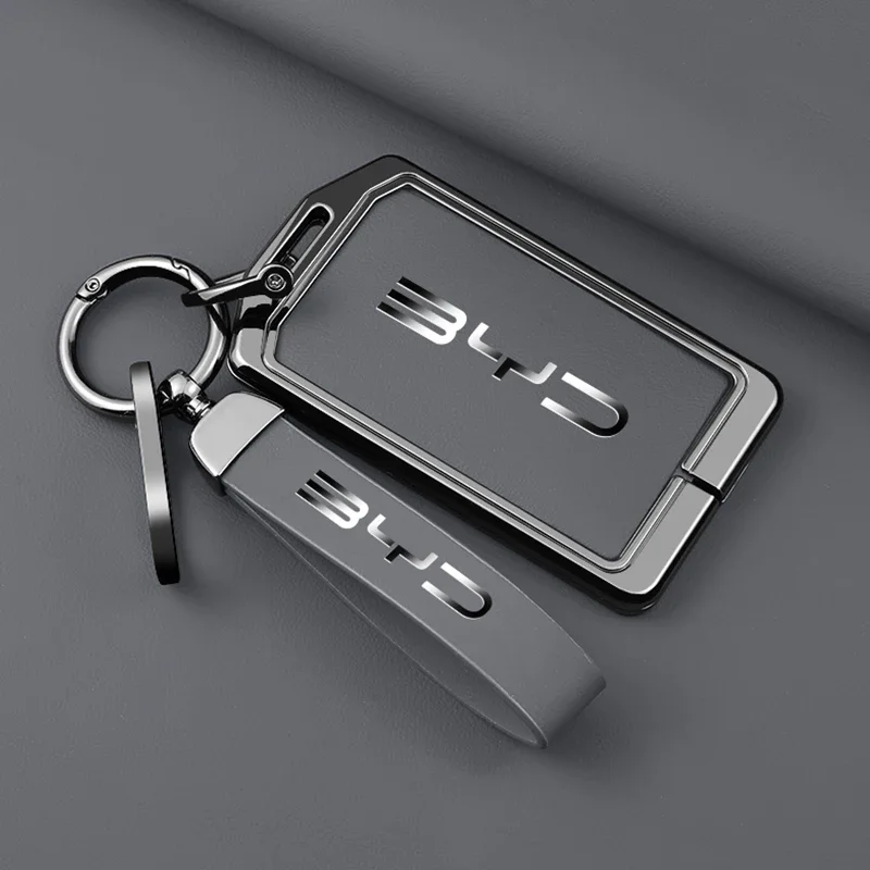 Car NFC Card Samrt Key Cover Case Holder Fob For BYD Atto3 Yuan Tang EV Han Qin Song Plus DMi Dolphin S7 S6 L3 M6 F3 F0 Keychain