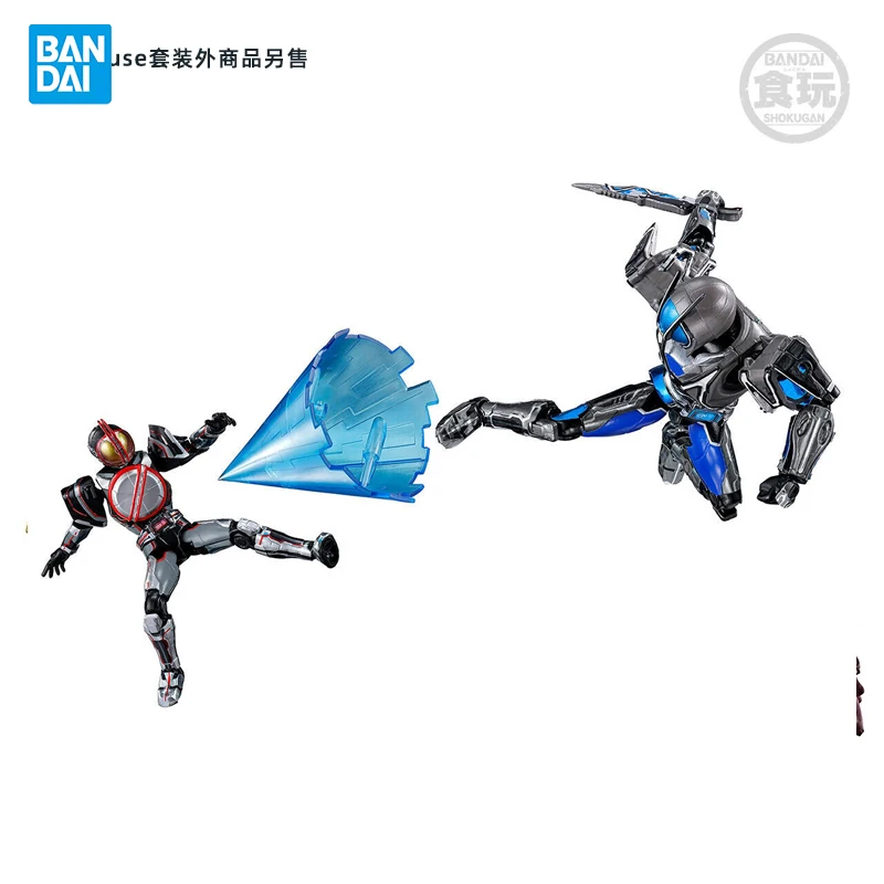 Bandai Digimon Gacha Capsule Blind Box Kamen Rider555 Kamen Rider Muez Faiz Gashapon อะนิเมะรูปของเล่นสําหรับนักสะสม