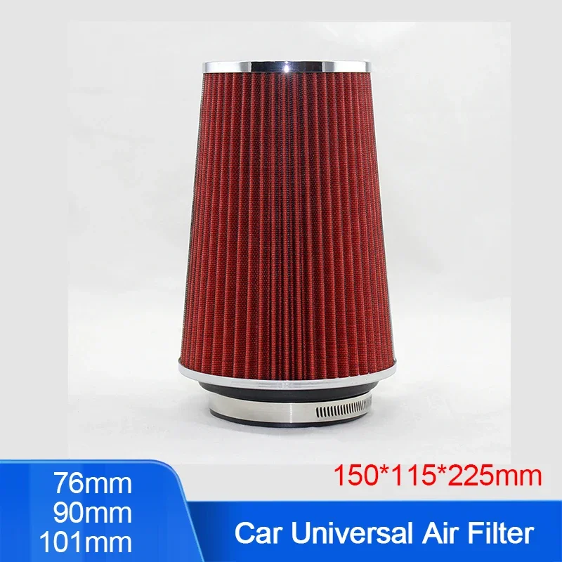 

Универсальный спортивный воздушный фильтр 76/90/101 мм, высокопроизводительный зажим на впуске холодного воздуха, моющиеся автомобильные профессиональные запасные части