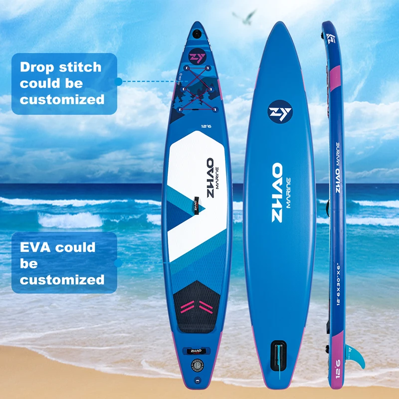 Placa inflável do remo para esportes aquáticos, entrega rápida