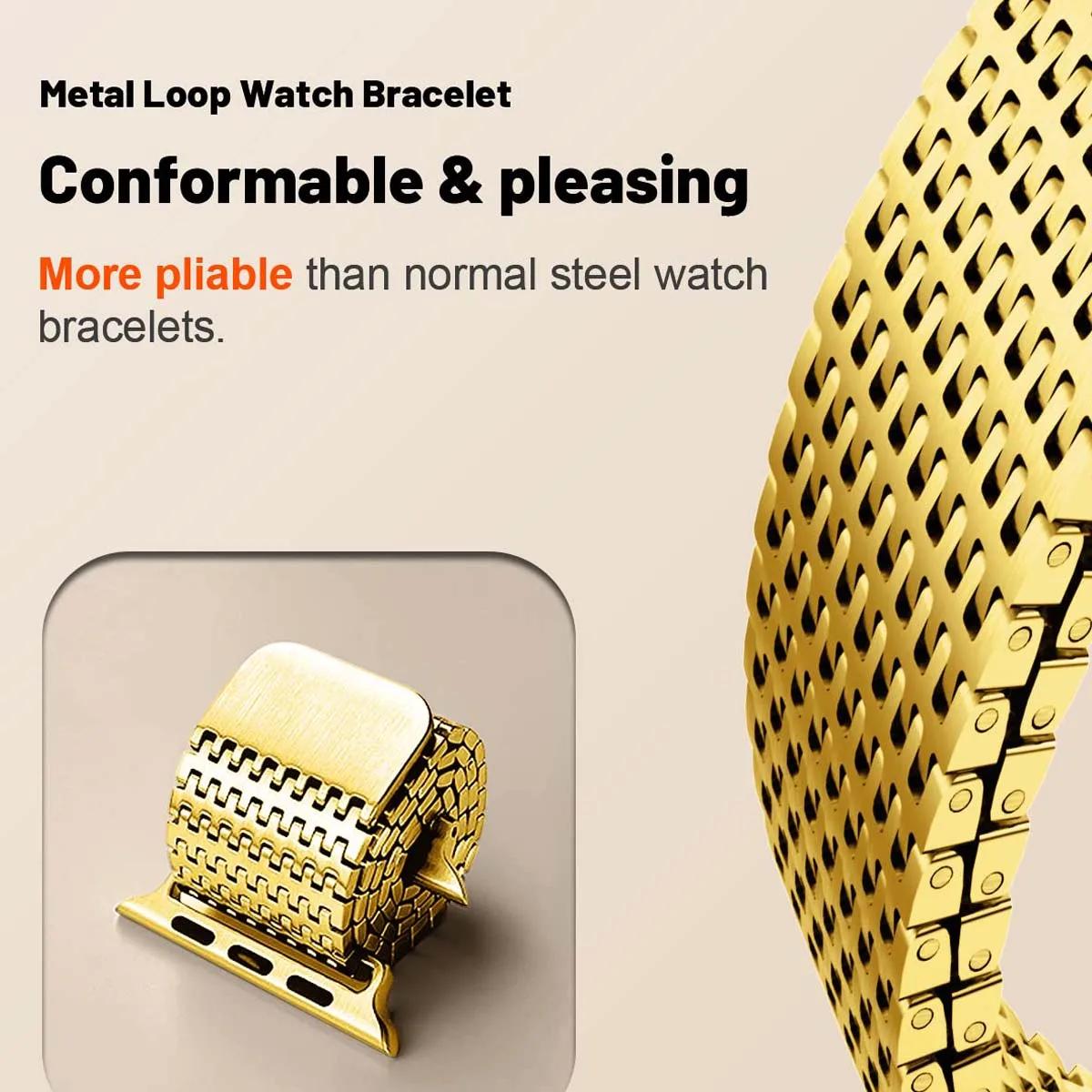 Luxury Strap For Apple Watch Ultra 49mm 45mm 44mm 41mm 42mm 40 38mm Loop Magnetic Bracelet For iWatch Series 8 7 6 543 SE Band